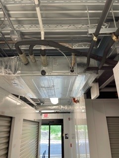 Storage Depot ventilation installation